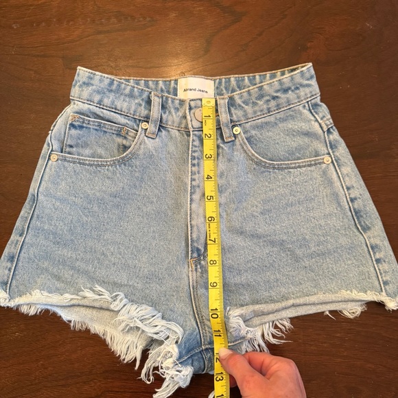 ABRAND HIGH RELAXED SHORT ESMERALDA LIGHT BLUE Size 24 - Picture 7 of 9